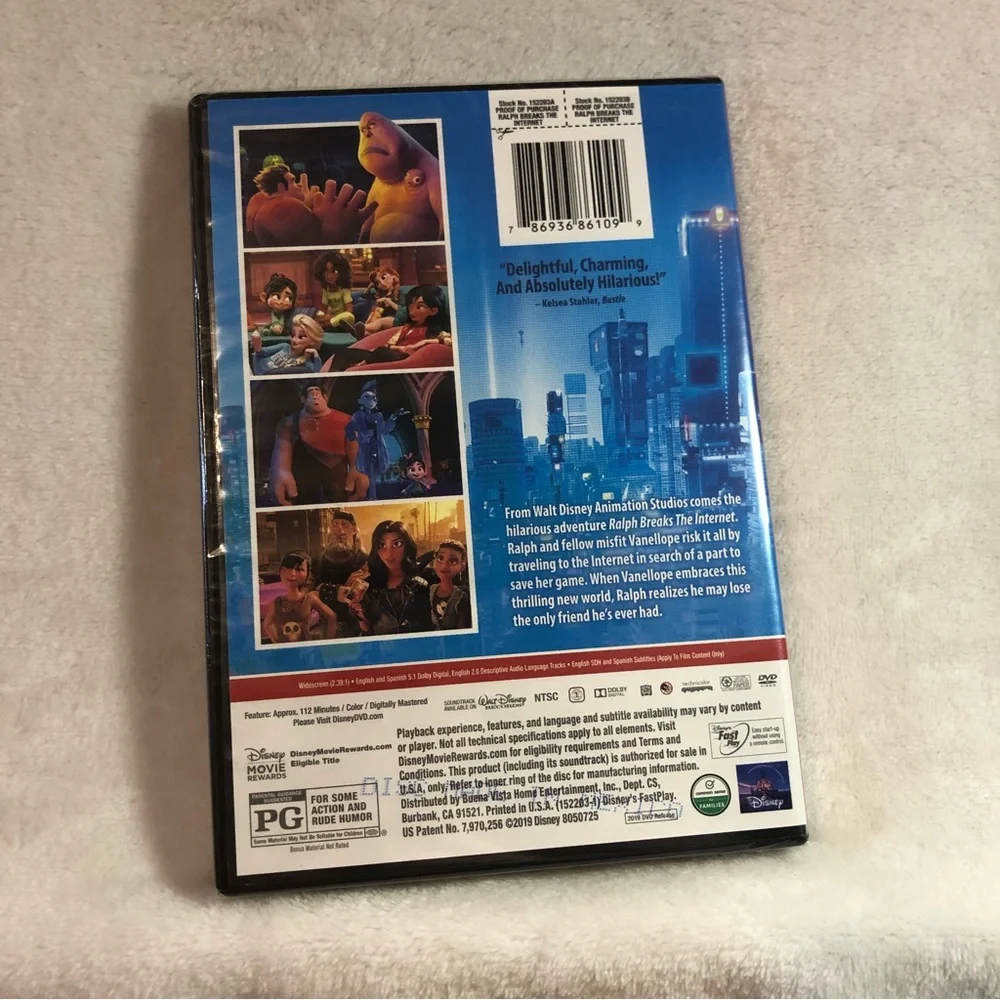 FINAL SALE NO FURTHER DISCOUNT Disney Ralph Breaks the Internet DVD movie - Picture 2 of 3